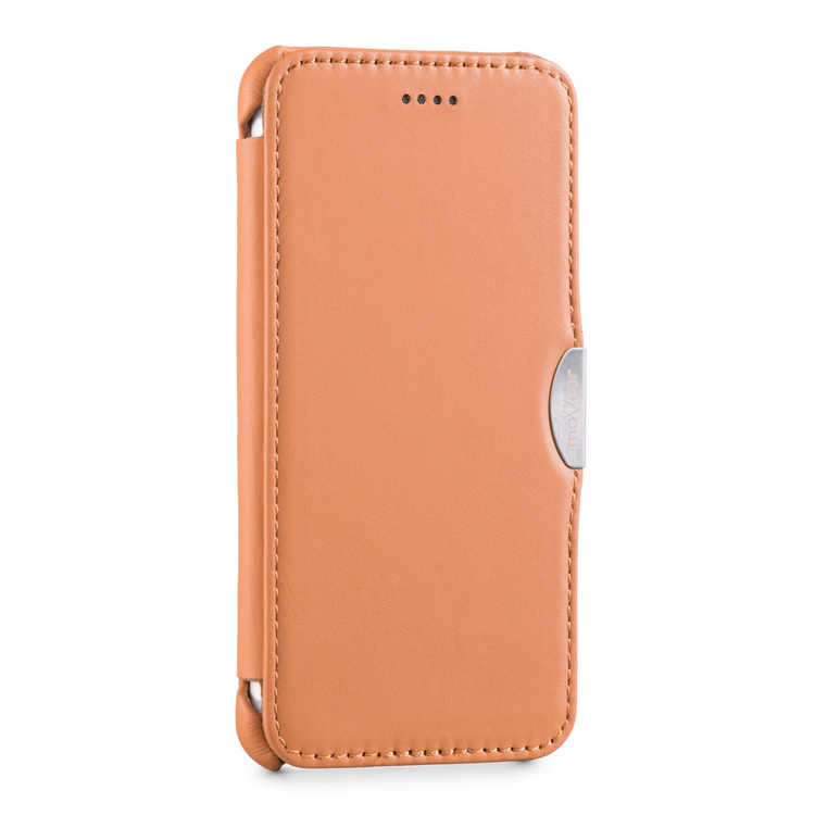 moVear flipSide C skórzane etui do Apple iPhone 6 / 6s (4.7") | Skóra naturalna gładka (Cappuccino)