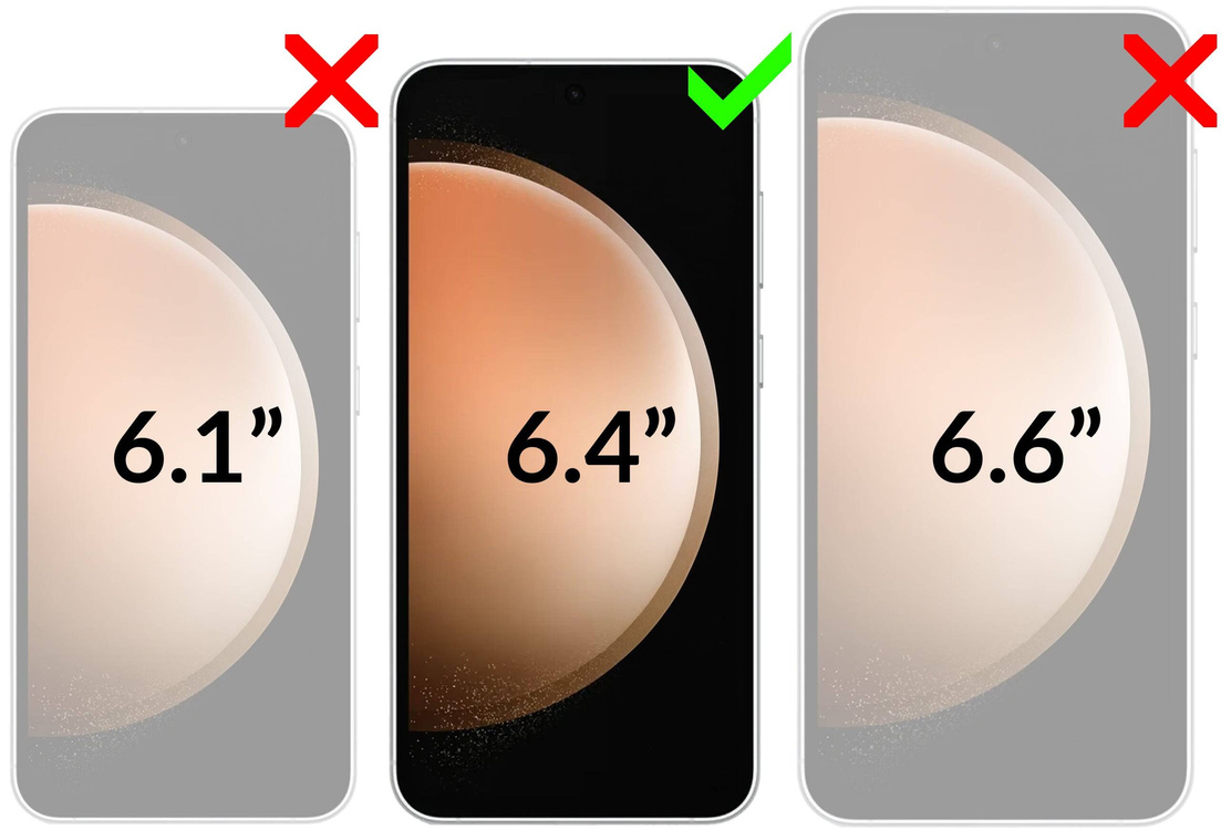 2 szt. | moVear GLASS mSHIELD 2.5D MAX do Samsung Galaxy S23 FE (6.4") (kompatybilne z etui)