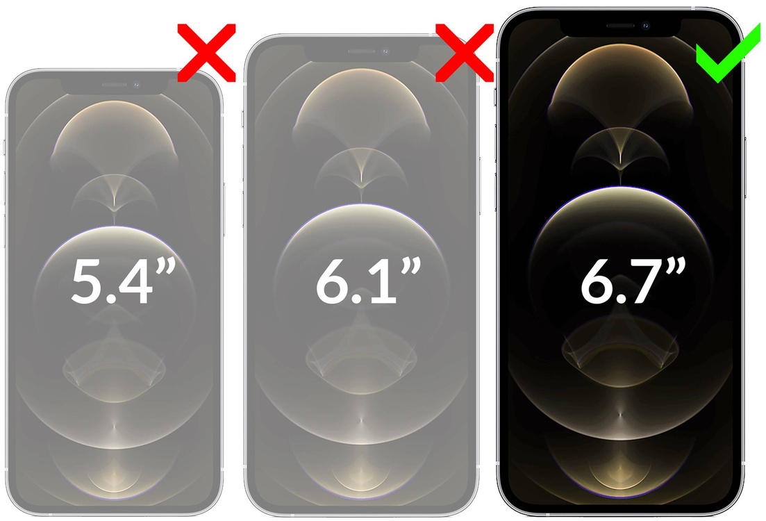 moVear GLASS mSHIELD 2.5D do Apple iPhone 12 Pro Max (6.7") (kompatybilne z etui)