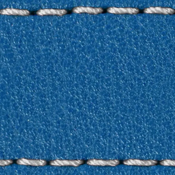 Podkładka W1 do paska 22mm | Niebieski / Srebrna nić