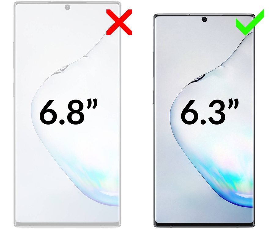 2 szt. | moVear GLASS mSHIELD 3D do Samsung Galaxy Note 10 (6.3") (na cały ekran)
