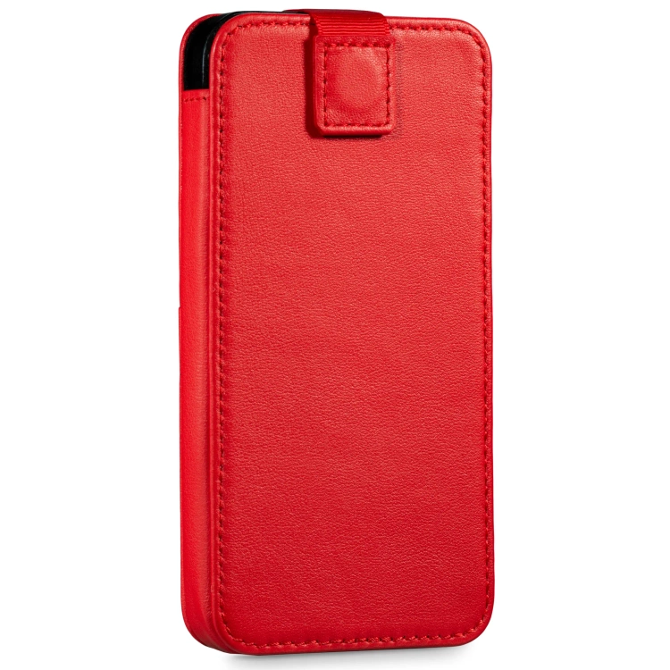 moVear pocketCase C+ skórzana wsuwka do Samsung rozmiar L (ok 160 x 79 x 8mm) | Skóra naturalna nappa (Czerwona)