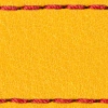 Pasek C1 23mm | Żółty / Czerwona nić | Części skórzane bez klamry