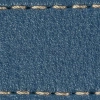 Podkładka W1 do paska 24mm | Niebieski Jeans / Kremowa nić