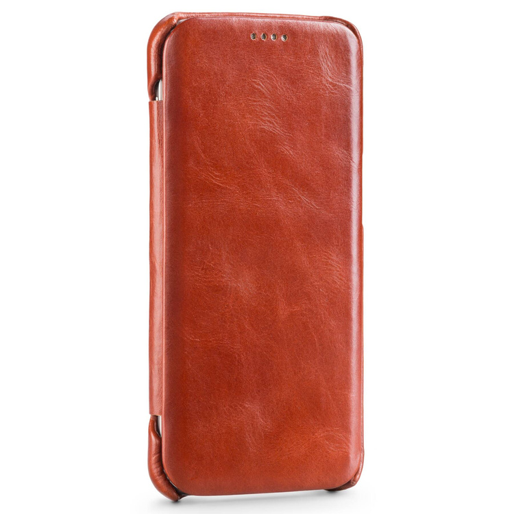 
                    moVear flipSide S+ Skórzane Etui do Samsung Galaxy S7 edge | Skóra Vintage | Brązowy