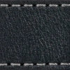 Pasek C1 20mm | Czarny / Szara nić | Części skórzane bez klamry
