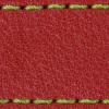 Pasek C1 20mm | Czerwony szkarłatny / Limonkowa nić | Części skórzane bez klamry