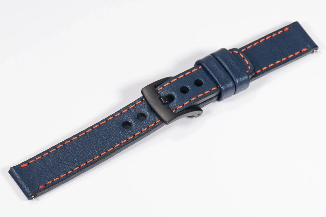 Pasek skórzany 18mm do zegarka / smartwatcha premium MOVEAR / [Outlet P-60]