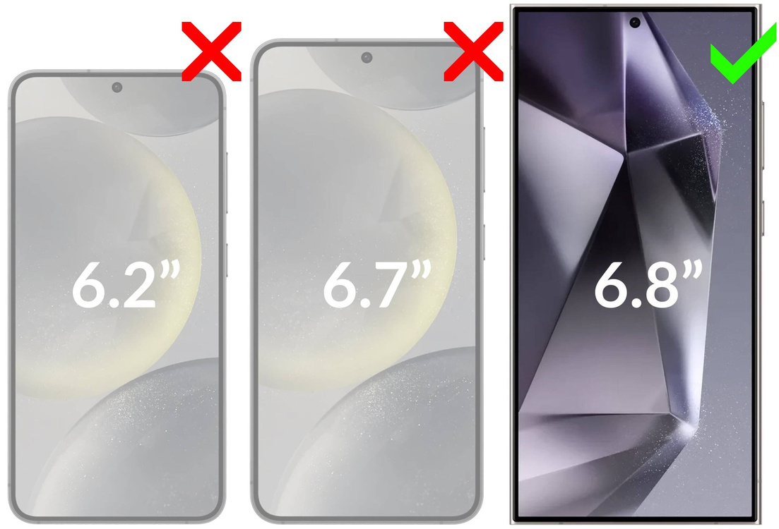 2 szt. | moVear mBOX GLASS mSHIELD 2.5D privacy do Samsung Galaxy S24 Ultra (6.8") (Anty spy, z Aplikatorem)