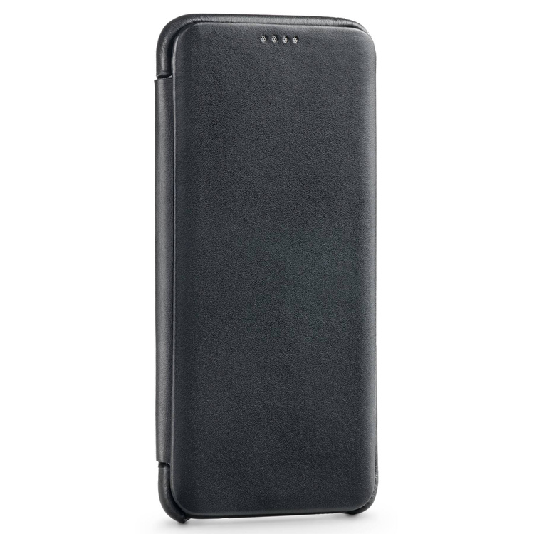 moVear flipSide S skórzane etui do Samsung Galaxy S8 (5.8") | Skóra naturalna gładka (Czarna)