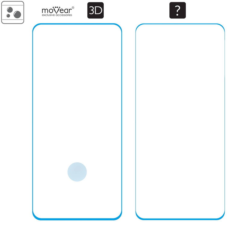 moVear GLASS mSHIELD 3D do Samsung Galaxy S21 Ultra (6.8") (na cały ekran)