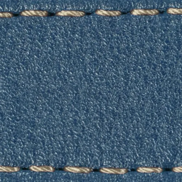 Podkładka W1 do paska 24mm | Niebieski Jeans / Kremowa nić
