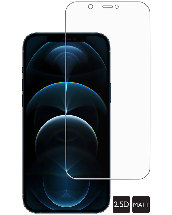 moVear GLASS mSHIELD 2.5D MATT do Apple iPhone 12 Pro Max (6.7") (Antyrefleksyjne, kompatybilne z etui)