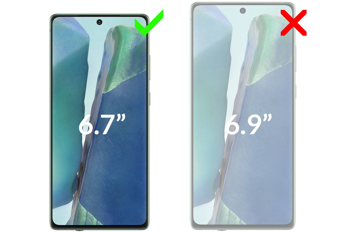 moVear GLASS mSHIELD 2.5D do Samsung Galaxy Note 20 (6.7") (kompatybilne z etui)