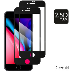 2 szt. | moVear GLASS mSHIELD 2.5D MAX do Apple iPhone 8 / 7 (4.7") (kompatybilne z etui)