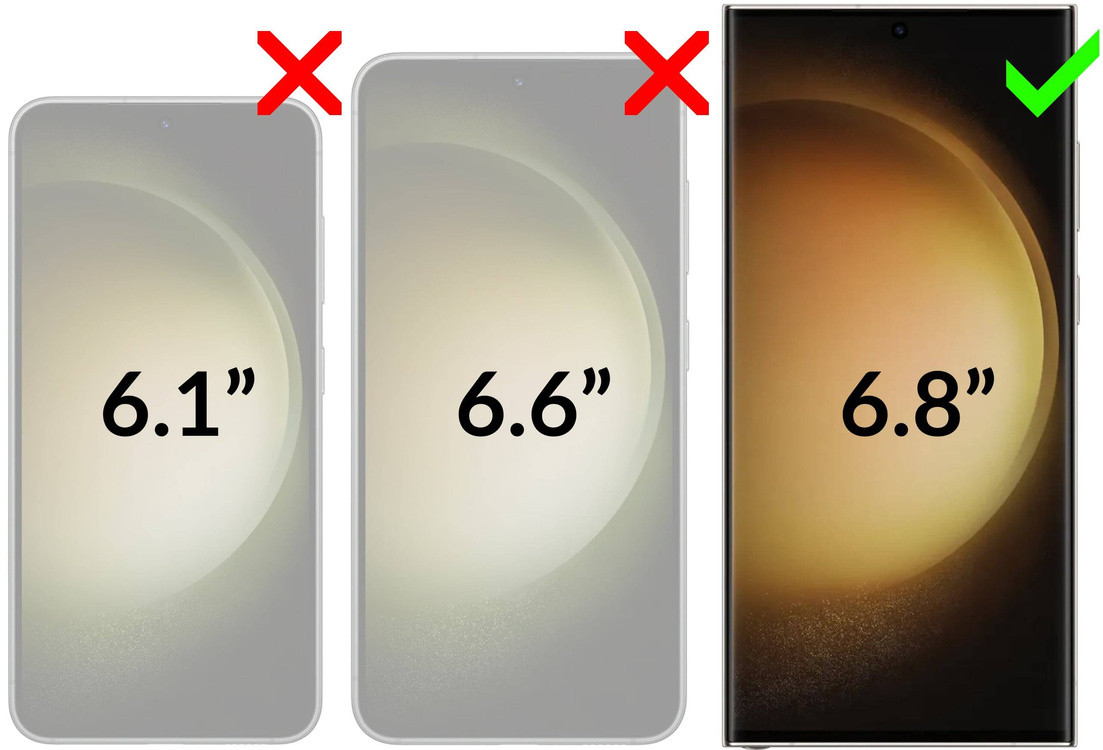 2 szt. | moVear GLASS mSHIELD 3D do Samsung Galaxy S23 Ultra (6.8") (na cały ekran)