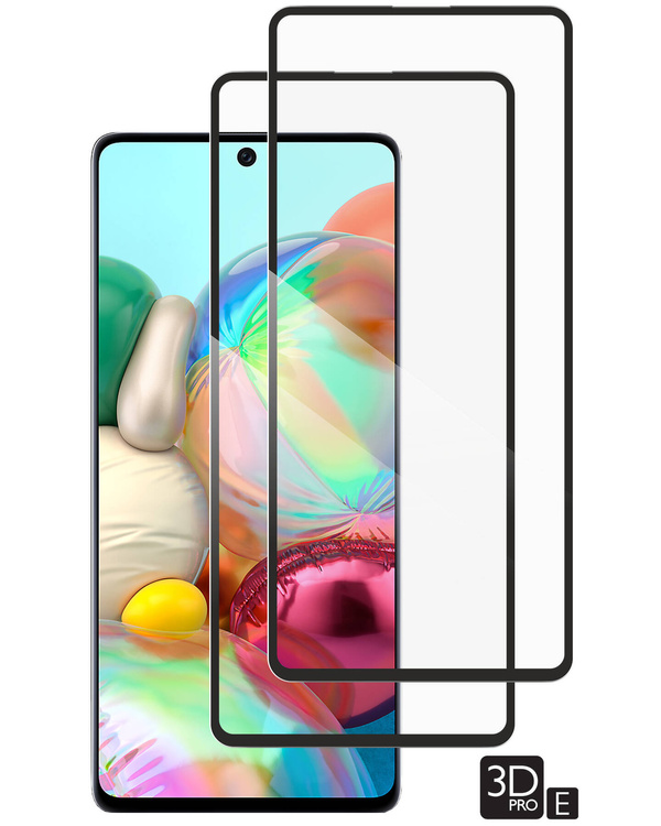 2 szt. | moVear GLASS mSHIELD 3D PRO-E do Samsung Galaxy A71 (6.7") (kompatybilne z etui)