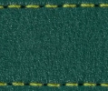Pasek C1 24mm | Zielony butelkowy / Limonkowa nić | Części skórzane bez klamry