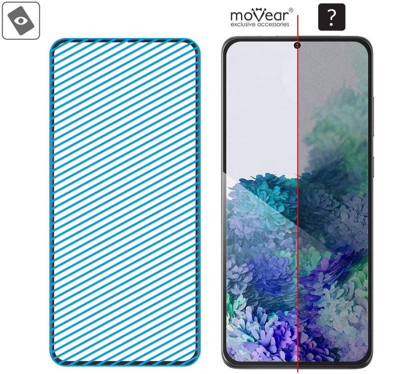 2 szt. | moVear GLASS mSHIELD 3D do Samsung Galaxy S20+ (Plus) (6.7") (na cały ekran)