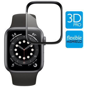 moVear flexible mSHIELD 3D PRO do Apple Watch 3/2/1 (42mm) (1.65"). Pancerne szkło hybrydowe.