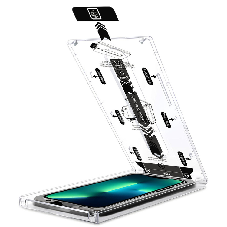 2 szt. | moVear mBOX GLASS mSHIELD 2.5D MAX privacy do Apple iPhone 16e / 14 / 13 / 13 Pro (6.1") (Anty spy, z Aplikatorem)