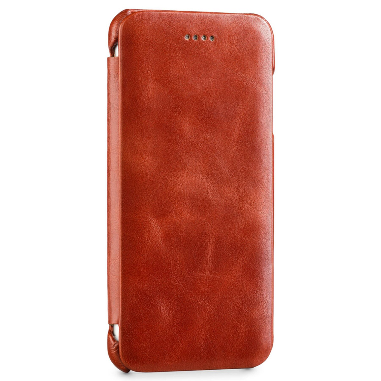 moVear flipSide S skórzane etui do Apple iPhone SE (2022 / 2020) / 8 / 7 (4.7") | Skóra naturalna vintage (Brązowa)