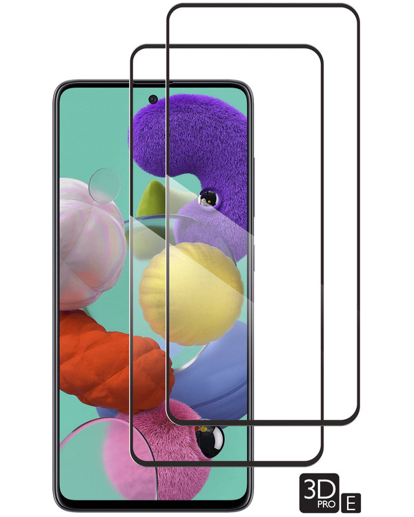 2 szt. | moVear GLASS mSHIELD 3D PRO-E do Samsung Galaxy A51 (6.5") (kompatybilne z etui)