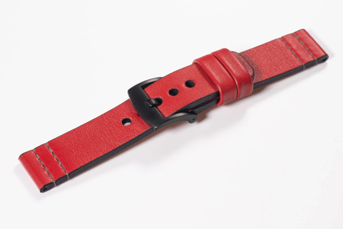 Pasek skórzany 20mm do zegarka / smartwatcha premium MOVEAR / [Outlet P-6]