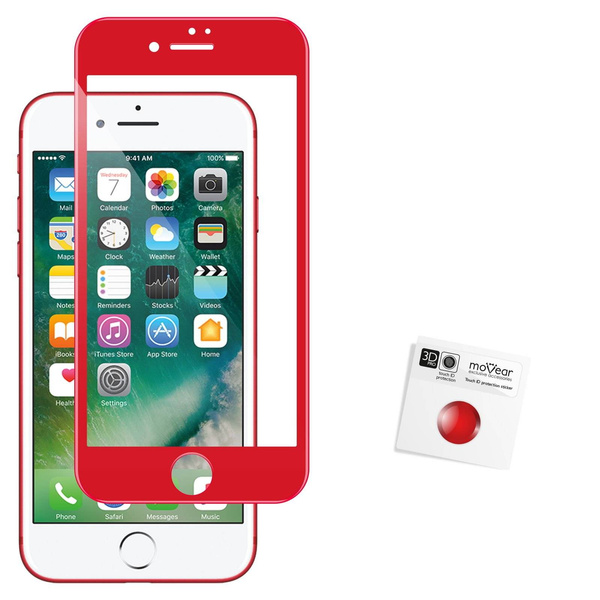 moVear GLASS mSHIELD 3D PRO na Apple iPhone 7 Plus | Szkło Hartowane na Cały Ekran, 9H