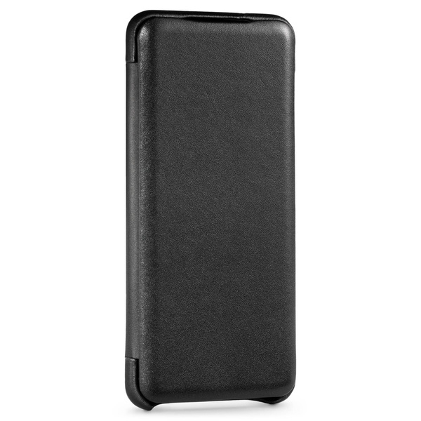 moVear flipSide S skórzane etui do Samsung Galaxy S20 Ultra (6.9") | Skóra naturalna gładka (Czarna)