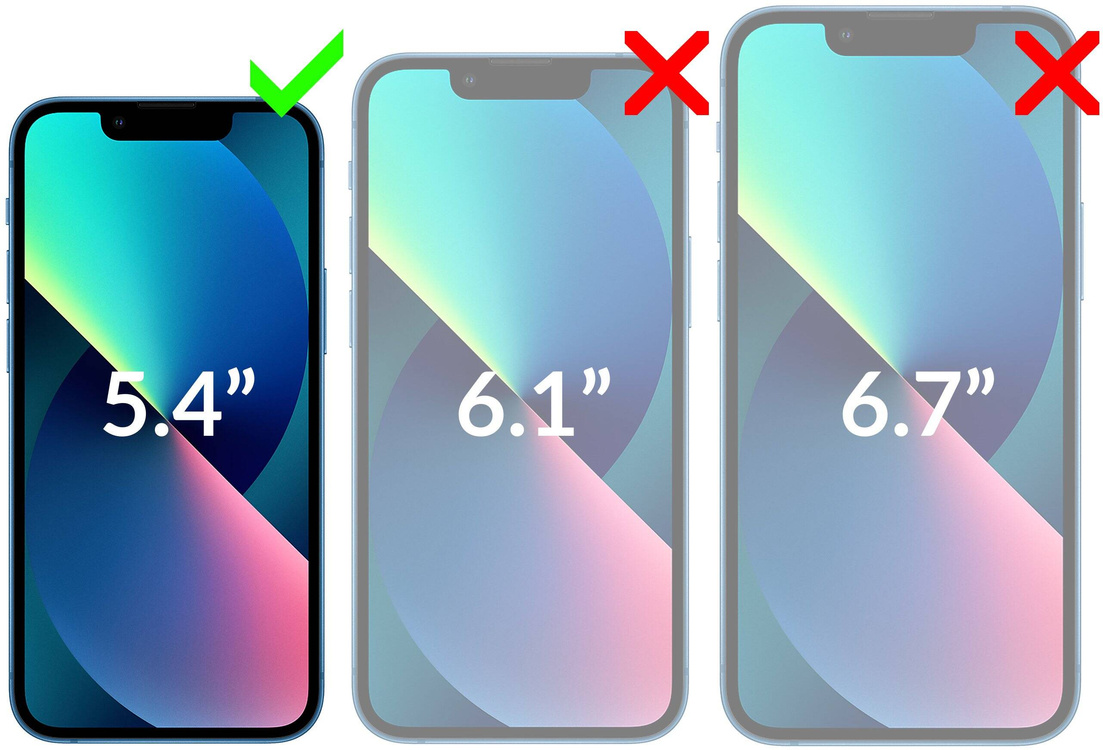 moVear flipSide S skórzane etui do Apple iPhone 13 Mini (5.4") | Skóra naturalna gładka (Czerwona)