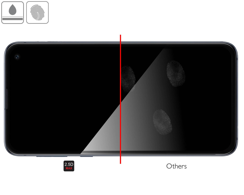 2 szt. | moVear GLASS mSHIELD 2.5D MAX do Samsung Galaxy S10e (5.8") (kompatybilne z etui)