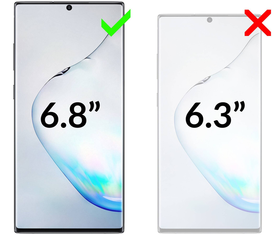 moVear GLASS mSHIELD 3D do Samsung Galaxy Note 10+ (Plus) (6.8") (na cały ekran)