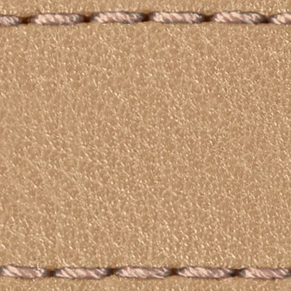 Pasek C1 20mm | Cappuccino / Różowo złota nić | Części skórzane bez klamry