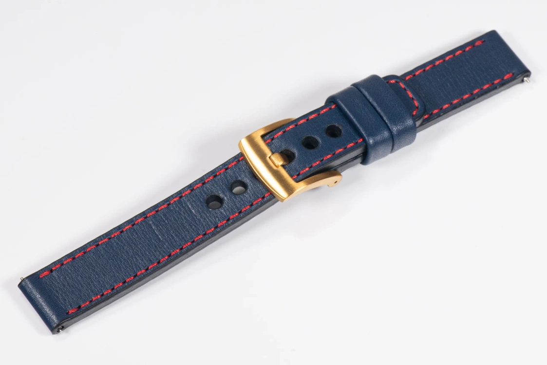 Pasek skórzany 18mm do zegarka / smartwatcha premium MOVEAR / [Outlet P-59]