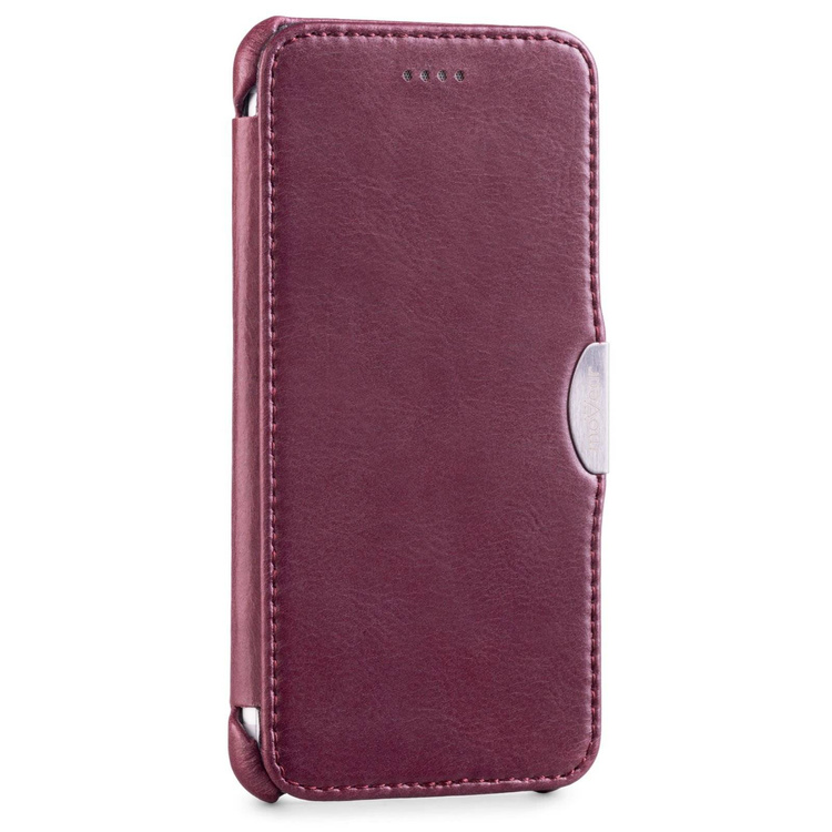 moVear flipSide C+ Skórzane Etui do Apple iPhone 6 / 6s | Skóra Vintage | Fioletowy