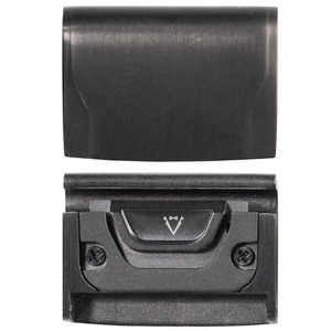 moVear | Adapter paska 18mm do Garmin QuickFit 20mm Fenix / Instinct - 42/40mm | Czarny Stal nierdzewna +PVD