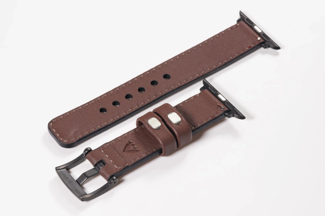 Pasek skórzany 20mm do Apple Watch premium MOVEAR / [Outlet P-17]