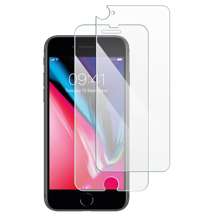 moVear GLASS mSHIELD 2.5D na Apple iPhone 8 | Szkło Hartowane (Przód + Tył)