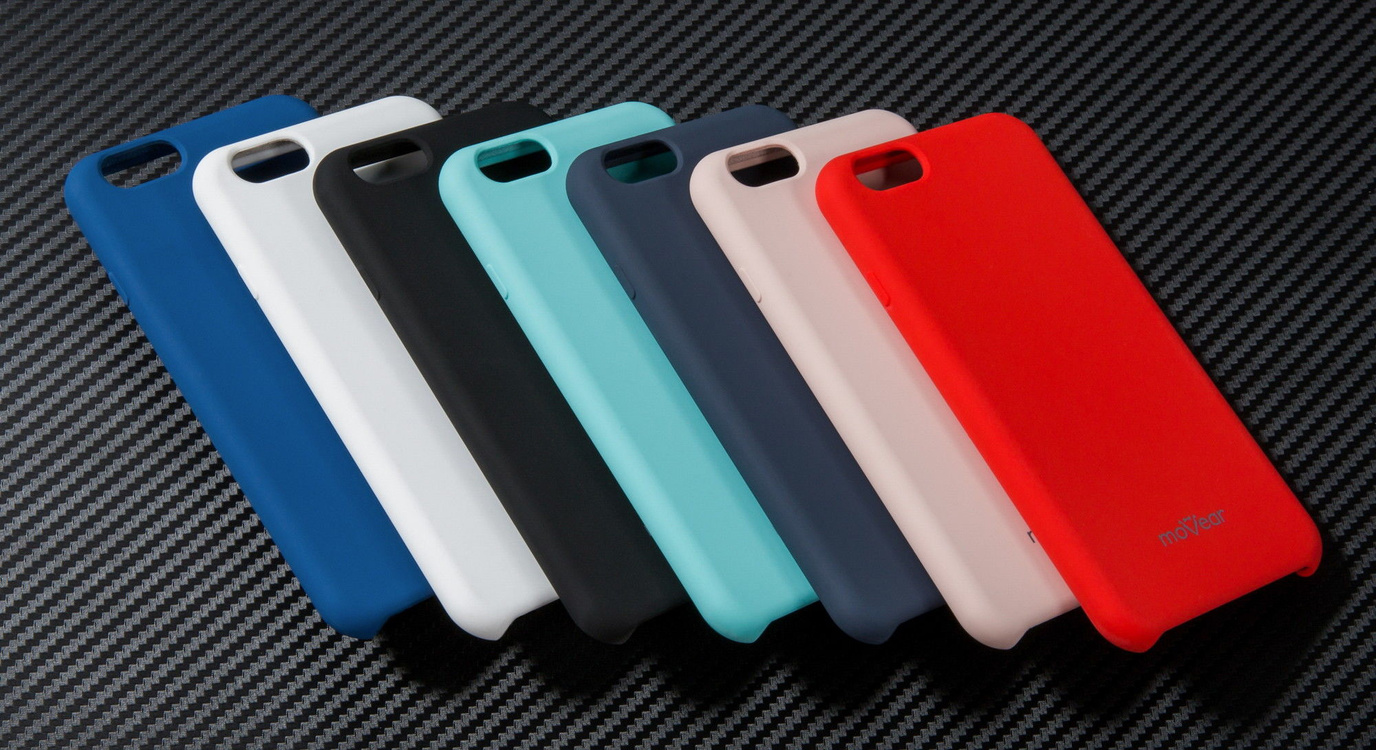 moVear silkyCase Etui na Apple iPhone SE 2020 / 8 / 7 | Silikon