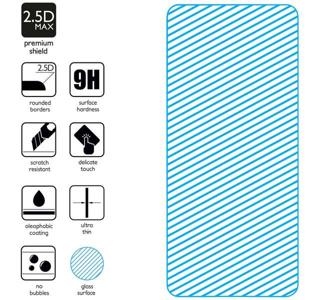 2 szt. | moVear GLASS mSHIELD 2.5D MAX do Samsung Galaxy S21+ (Plus) (6.7") (kompatybilne z etui)