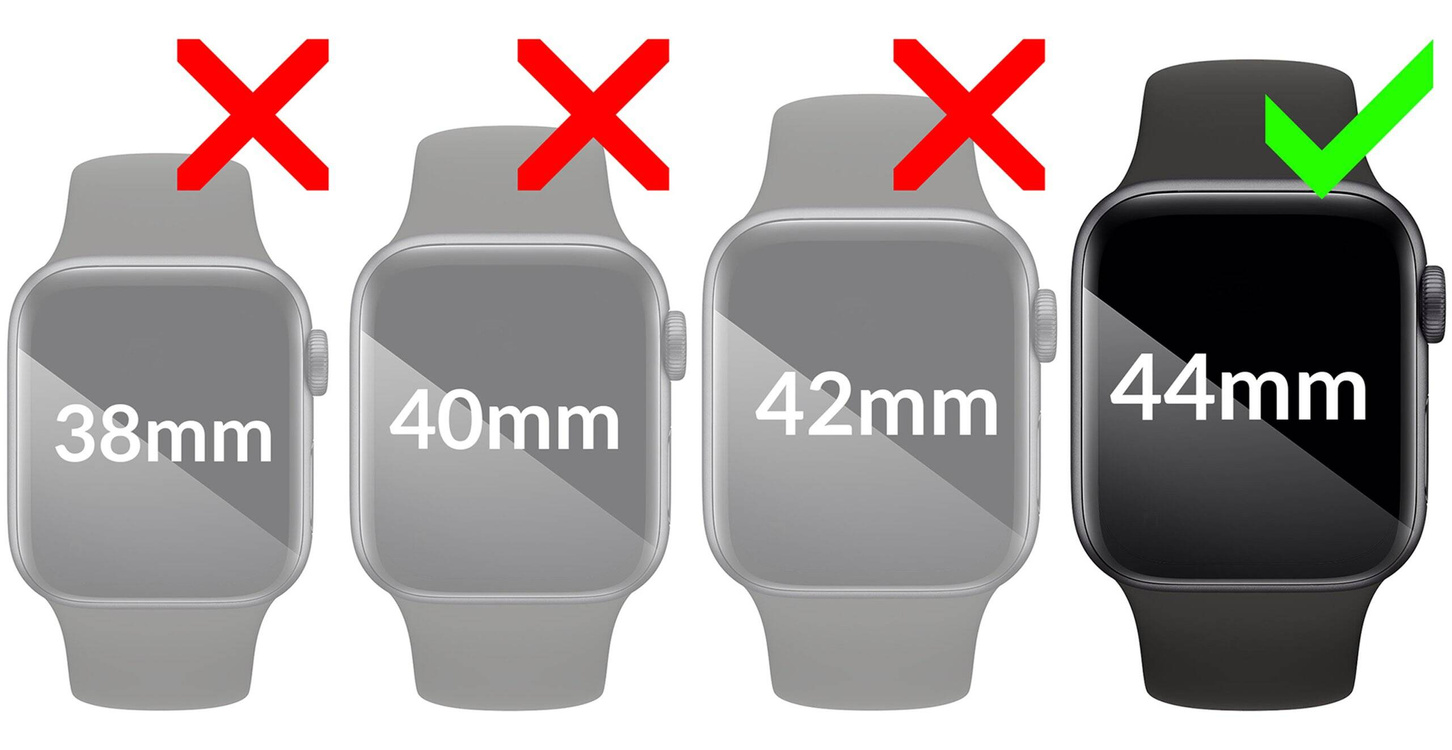 2 szt. | moVear flexible mSHIELD 3D PRO do Apple Watch 6/5/4/SE (44mm) (1.78"). Pancerne szkło hybrydowe.