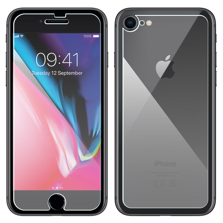 moVear GLASS mSHIELD 2.5D na Apple iPhone 8 | Szkło Hartowane (Przód + Tył)