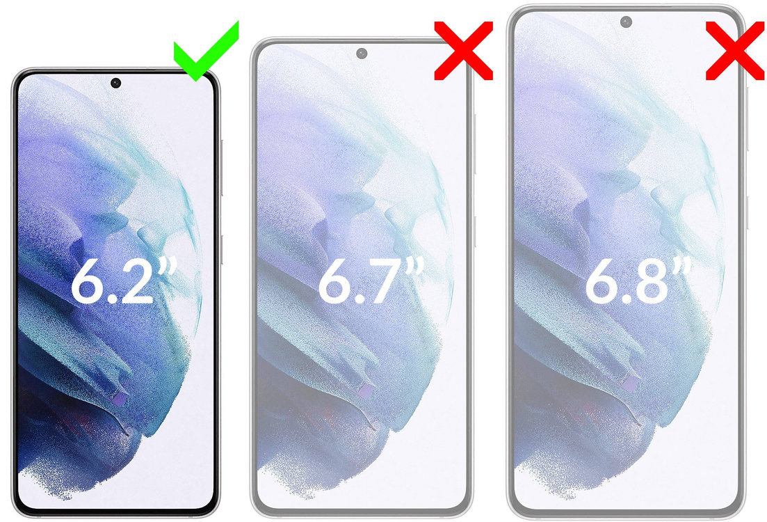 2 szt. | moVear GLASS mSHIELD 2.5D do Samsung Galaxy S21 (6.2") (kompatybilne z etui)