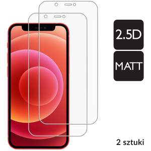 2 szt. | moVear GLASS mSHIELD 2.5D MATT do Apple iPhone 12 Mini (5.4") (Antyrefleksyjne, kompatybilne z etui)