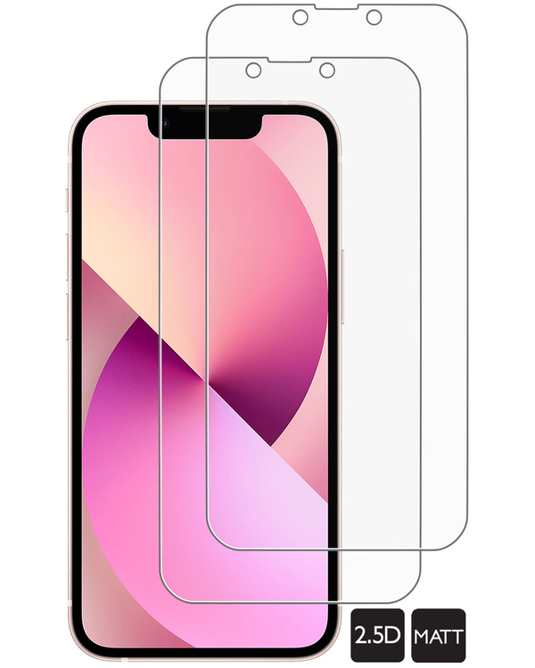 2 szt. | moVear GLASS mSHIELD 2.5D MATT do Apple iPhone 13 Mini (5.4") (Antyrefleksyjne, kompatybilne z etui)