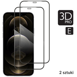 2 szt. | moVear GLASS mSHIELD 3D PRO-E do Apple iPhone 12 Pro Max (6.7") (kompatybilne z etui)