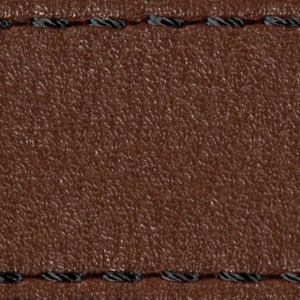 Podkładka W1 do paska 22mm | Ciemnobrązowy / Czarna nić