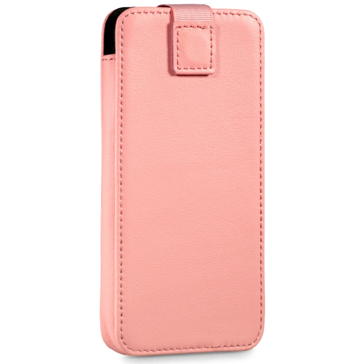 moVear pocketCase C+ skórzana wsuwka do Apple iPhone Air / 16/15/14 Plus, 13/12/11 Pro MAX, Xs MAX / 11 / XR / 8/7/6 Plus | Skóra naturalna nappa (Różowa)