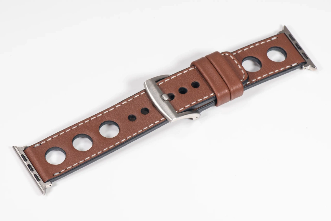 Pasek skórzany 24mm do Apple Watch premium MOVEAR / [Outlet P-50]